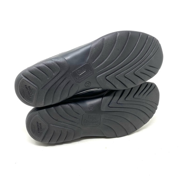 Finn Comfort Aden City-Sport Black Montana Leather Slip On Loafers main image 5